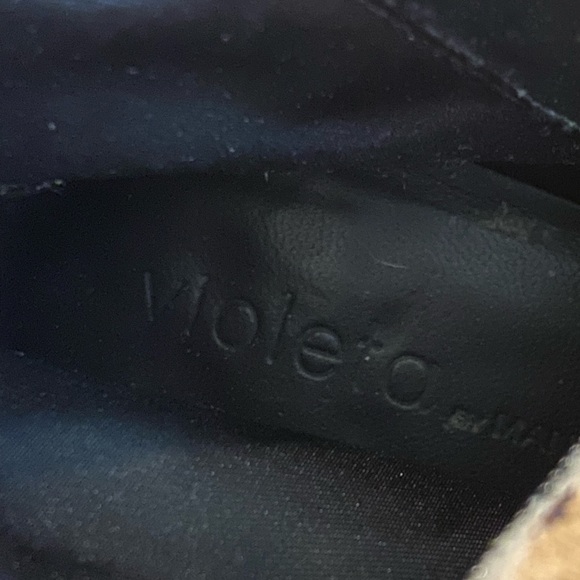 Violeta Womens Ankle Boots w Cheetah Cowhide / Side Zipper/Medium Heel /Size 8 - Picture 11 of 11